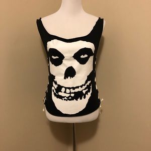 Misfits”2007”Customized Tank by Cinderblock-Size-S/M?L w/loosening of threads.